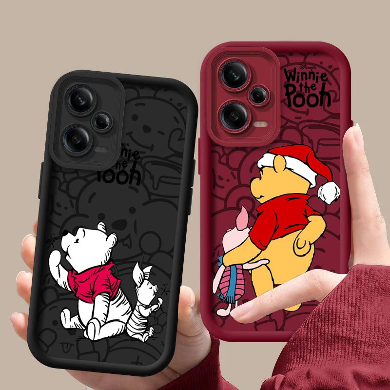 Winnie the Pooh für Redmi Note 12 11 10 9 8 7 k50 40 30 20 12 10 9 a c pro 5g 4g Soft Eye Leiter