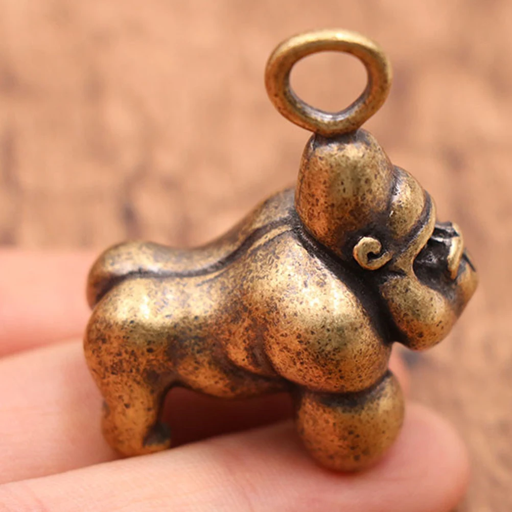 

Gorilla Pendant Key Ring Jewelry Making Pendants DIY Charms Animal Golden Hanging Decorative Accessories Fashion Durable