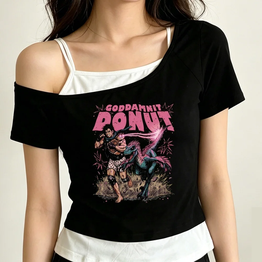 Dungeon Crawler Carl crop top shoujo gyaru y2k harajuku tshirt 2000s harajuku scene  baddie