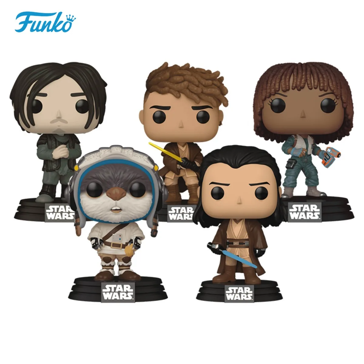 funko-映画ビニールフィギュアモデルおもちゃコレクションスターウォーズアコリートアクションフィギュア大人のファンボーイズギフト