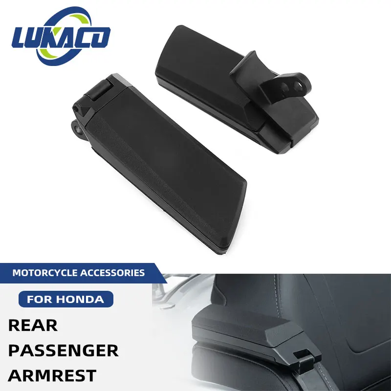 

Motorcycle Rear Passenger Armrest Black Left Right Adjustable Accessories Fit For Honda Goldwing GL1800 Tour 2018-2020