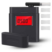 GREENWON LCD Display Mini Digital Alcohol Tester Driving Breath Personal breathalyzer with Mouthpieces