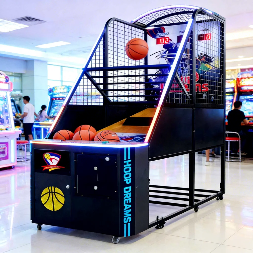 

Electronic Scoring Basketball Shooting Machine - Multi-Player Mode for Shopping Mall Arcade Hall Entertainmentpromote sales