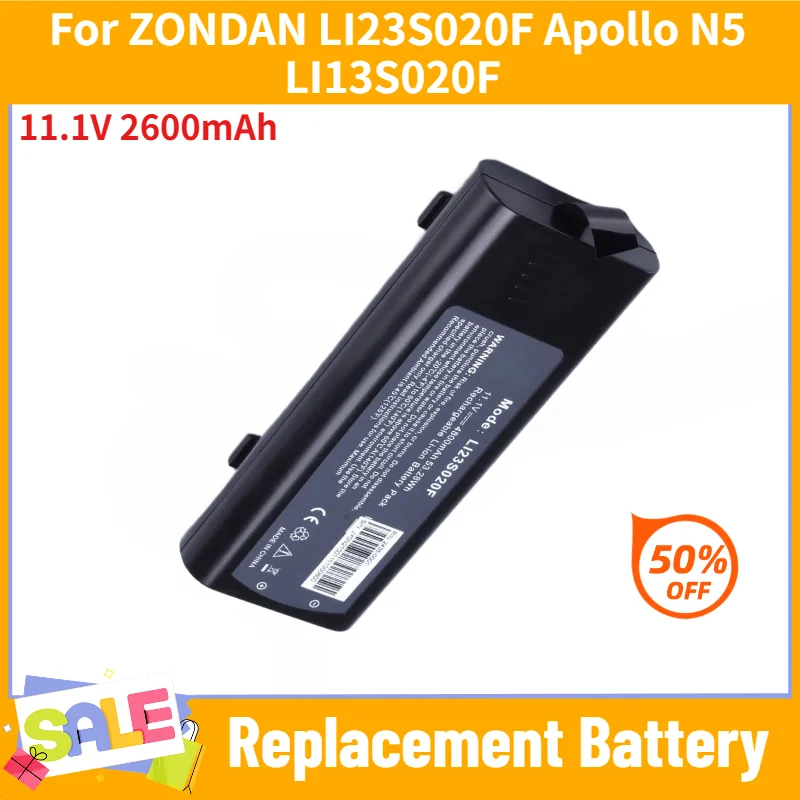 For ZONDAN LI23S020F Apollo N5 High Quality LI13S020F 11.1V 2600mAh Replacement Battery