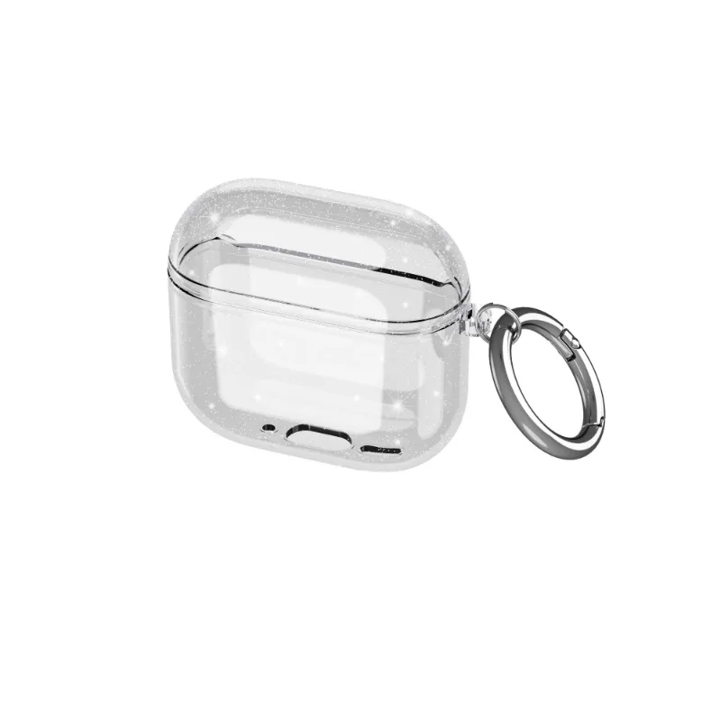 Новый прозрачный защитный чехол для наушников для AirPods 4-го поколения с брелоком для Airpod 4-го поколения, чехол для зарядки, коробка 2024
