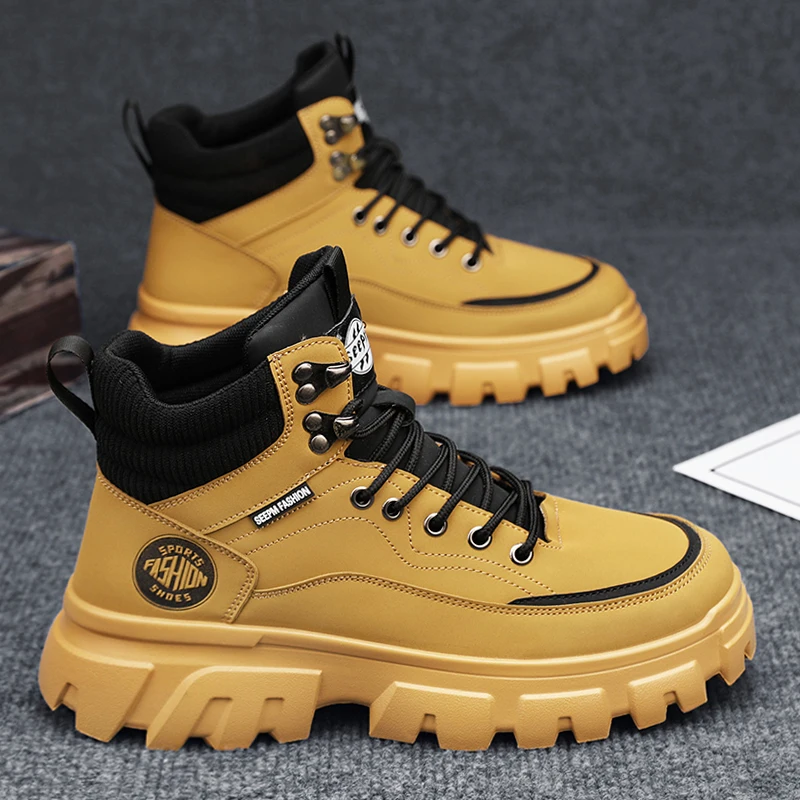 

Рабочие ботинки для мужчин. Мужские кроссовки. Износостойкая мягкая и удобная обувь для мужчин. Мужская повседневная обувь. Нескользящая, износостойкая.