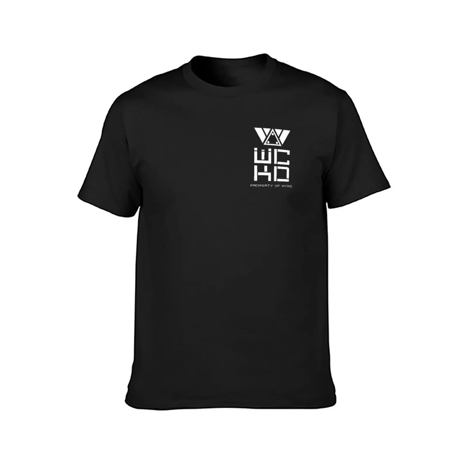 Copie de The Maze Runner WCKD Logo T-Shirt blacks oversizeds men clothings