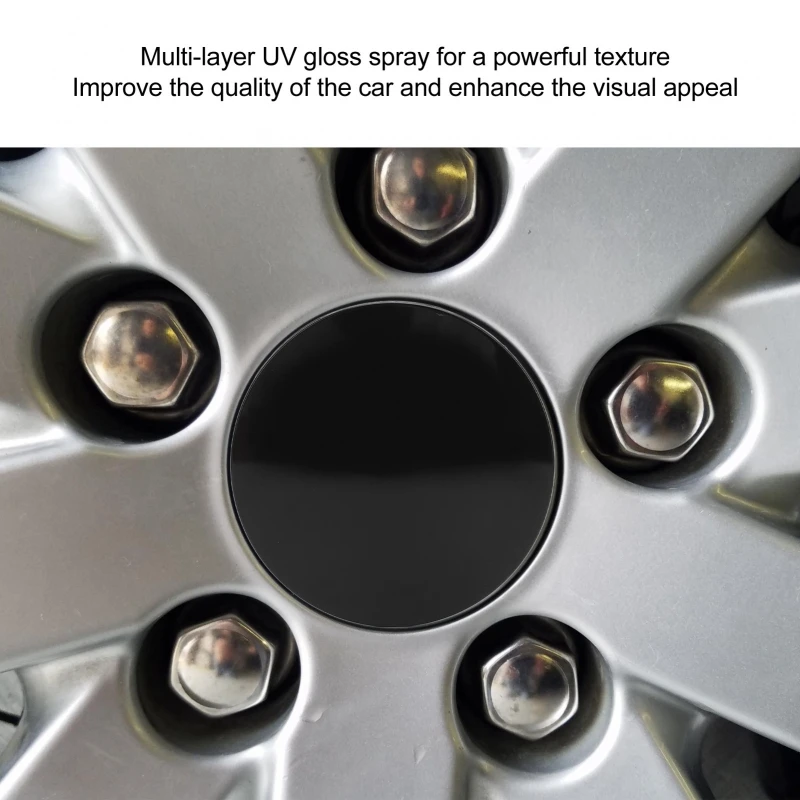 4 pièces 60mm capuchon de moyeu central de roue de voiture avec anneau en fer élégant couvercle de moyeu de jante centrale de pneu de roue universel pour véhicule nouveau