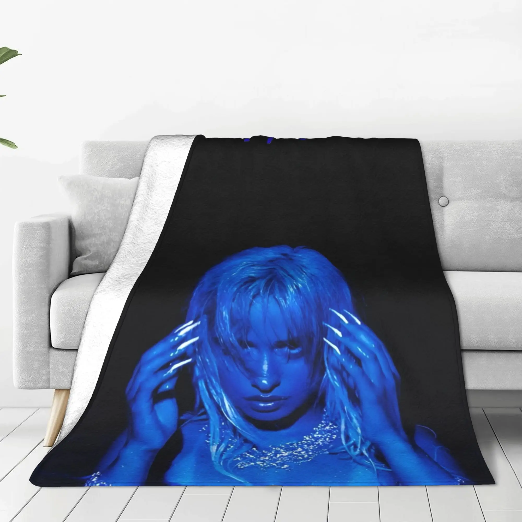 Camila Cabello Knitted Blankets Singer Wool Throw Blanket Bedroom Sofa Decoration Ultra-Soft Warm Bedspreads