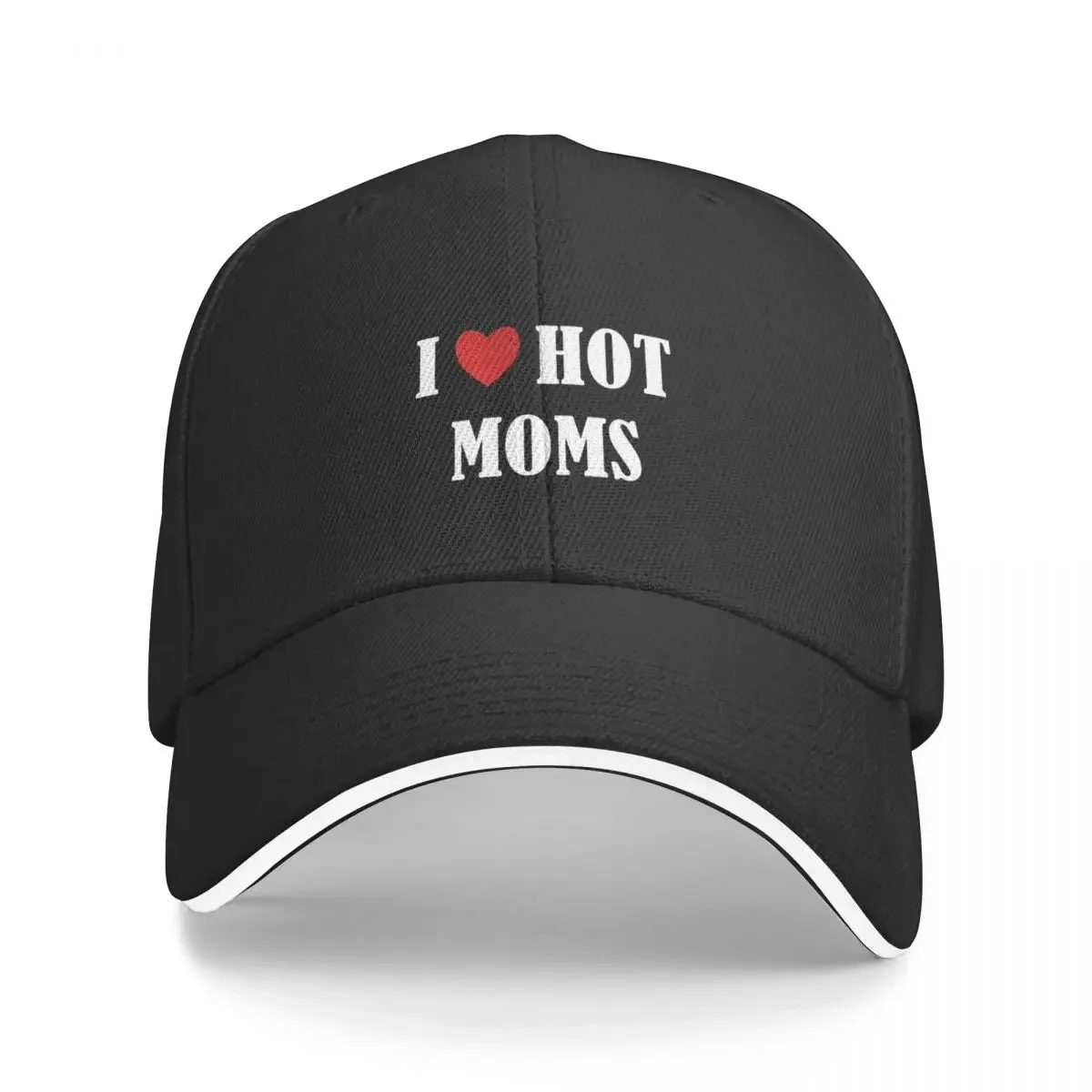 

I Love Hot Moms Baseball Cap foam party Hat custom caps Beach Bag Women's Hats For The Sun Men's