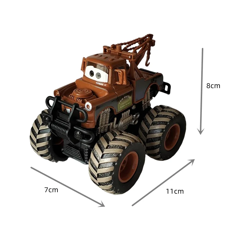Pixar Cars Mater Lightning McQueen Jackson Storm Big Wheel Offroad-Fahrzeug Rückzieh-Autos Modell-Spielzeug Geburtstagsgeschenke