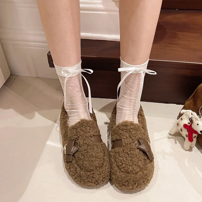 Casual ผู้หญิงรองเท้า SLIP-ON หญิงรองเท้าฤดูใบไม้ร่วง SLIP บน MOCCASIN ชุดใหม่ฤดูหนาวฤดูใบไม้ร่วงแบนฤดูหนาวรองเท้าผู้หญิงสบายๆหญิง Sn