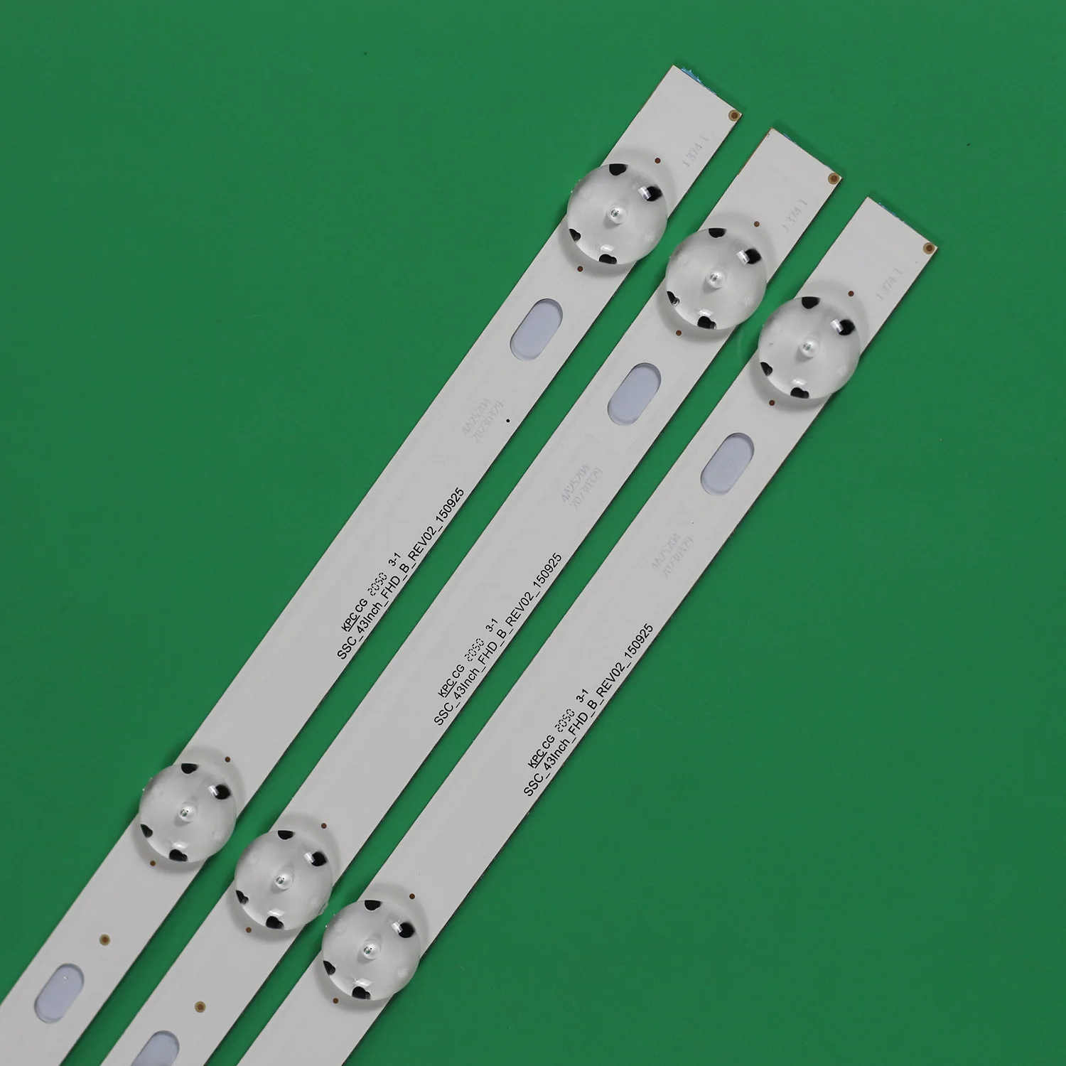 New 3PCS 7LED 830mm LED strip for LG 43UJ6309 43LK5900PLA 43LJ5500 43UJ65_UHD_A/B LC43490060A WOOREE 43inch FHD_LED 43UJ6300-SA