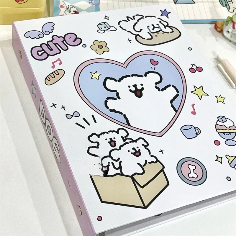 Cartoon A5 Photocard Kpop Photo Card Holder Binder Album Photo Collect Book Idol Card Photocards Cover Storage Book