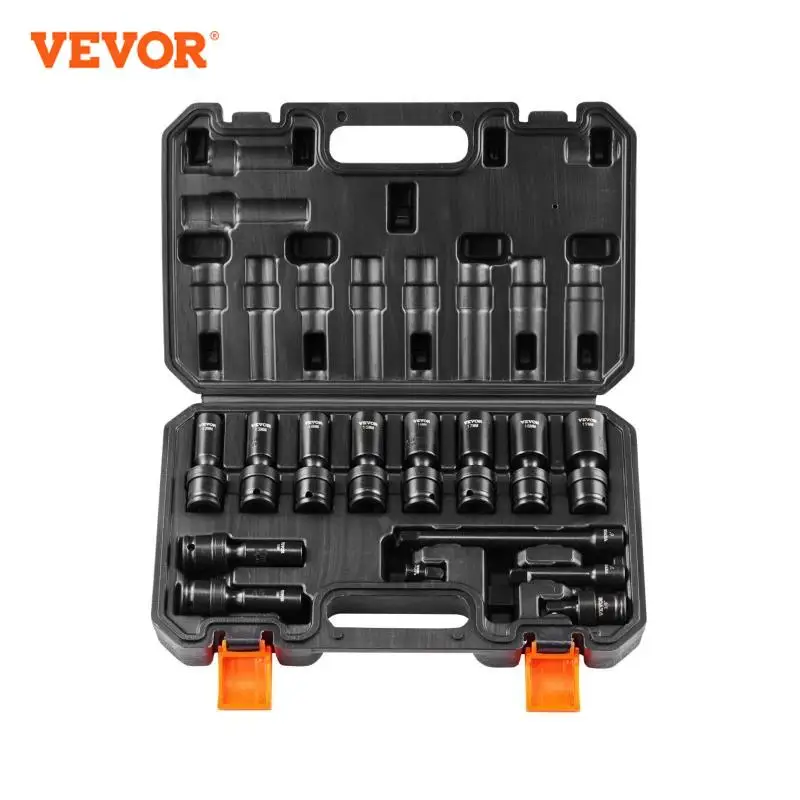 VEVOR 360 Degree Swivel Impact Socket Set 3/8