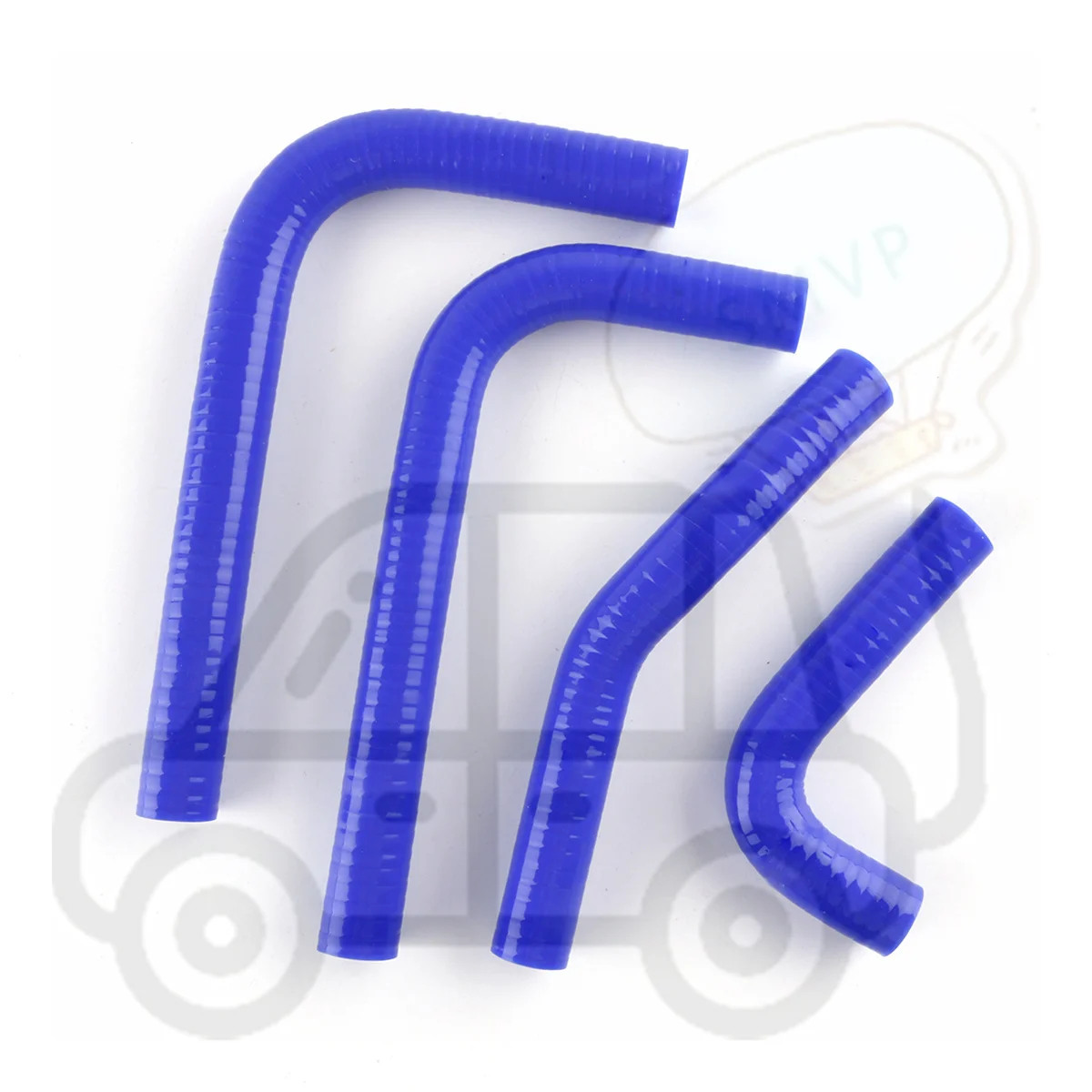 

4PCS 3PLY For 2017 2018 2019 KAWASAKI KXF250 KX250F Silicone Radiator Coolant NEW Tube Pipe Hose Kit