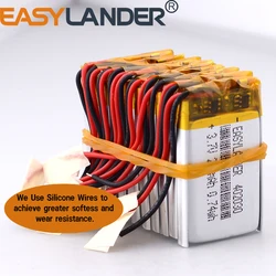 5Pcs/Lot Silicone Wires 402030 3.7V 200mAh Lithium Polymer LiPo battery 302030 502030 602030 702030 802030 902030 102030