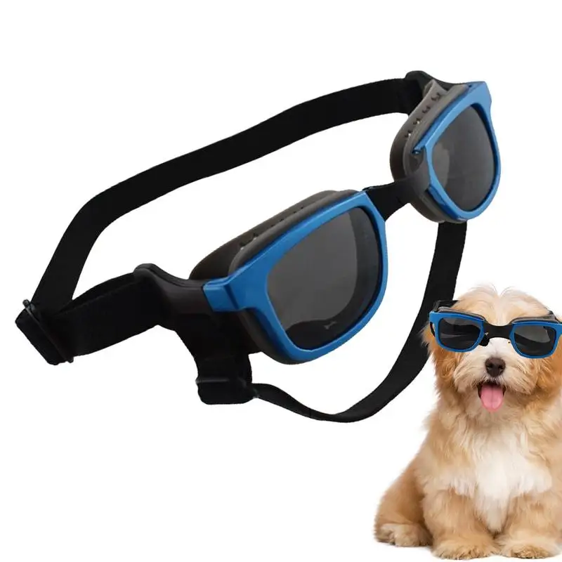 Dog Eyewear Accessories Windproof Pet Goggles Dog Sunglasses With Adjustable Strap Dustproof Waterproof Anti-Fog Pet Accessories