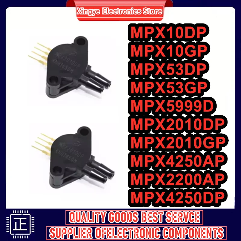 

Датчики давления MPX10GP, MPX53DP, MPX53GP, MPX10DP, MPX5999D, MPX2010DP, MPX2010GP, MPX2200AP, MPX4250DP, MPX4250AP: Интегральные схемы