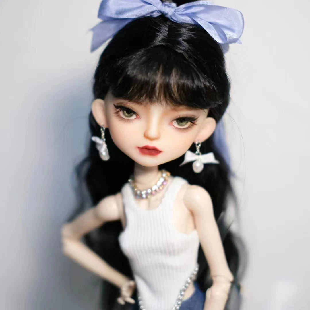 

New 1/6 BJD Doll Head Lovely Girl Resin Material DIY Girl Doll No Makeup Doll Toys Gifts