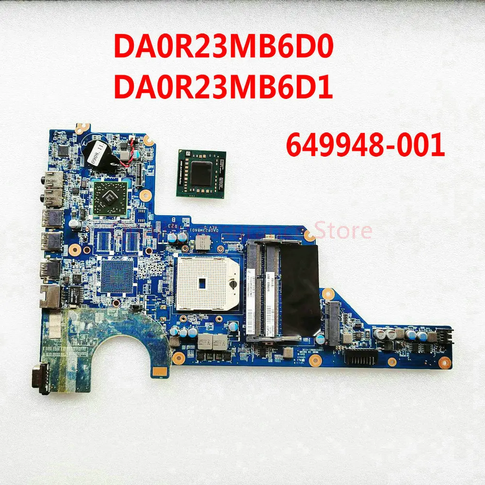 

649948-001 G7-1365dx g7-1368dx G7-1328DX g7-1317cl NOTEBOOK R23 For HP PAVILION G4 G6 G7 Motherboard DA0R23MB6D1 DA0R23MB6D0