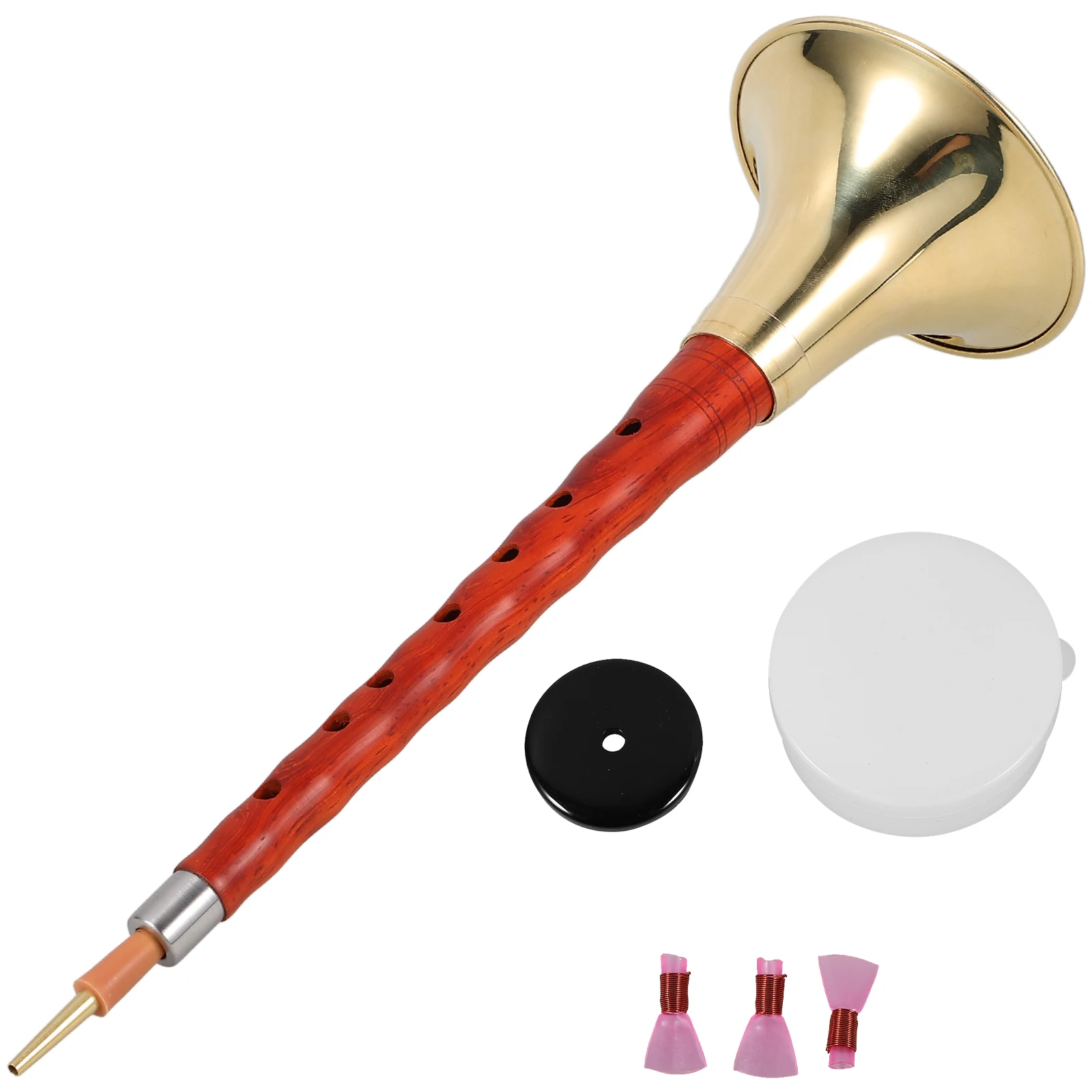 

1 set High Quality Suona Instrument Black Rosewood Beginner Adult Wind Musical Instruments with Free Mouthpiece