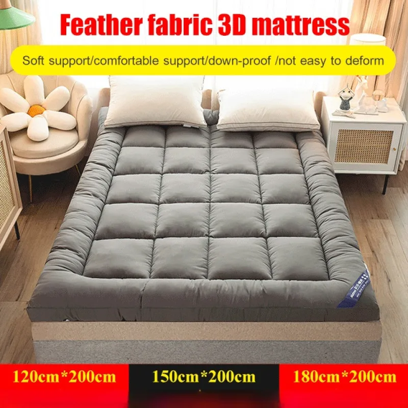 Household Tatami Mattress Thickened  Foldable Soft Mat Fluffy Breathable Stereoscopic Mattress for Student Dormitory Single Bed image 2