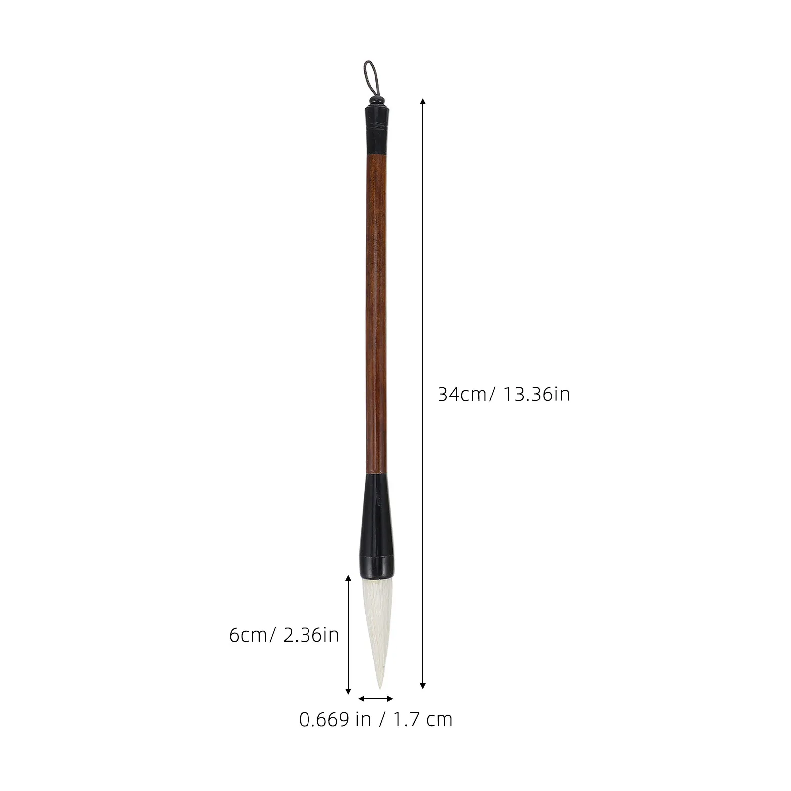 10Pcs Chinese Calligraphy Brush Set Professional Grade Versatile Sizes Shapes for Watercolor Ink Painting Writing Traditional