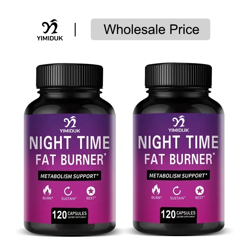 

Night Time Fat Burner Pills, with Vitamin D, L-Theanine, Melatonin,Support Sleep, Lose Weight, Metabolism & Fall Asleep Fast