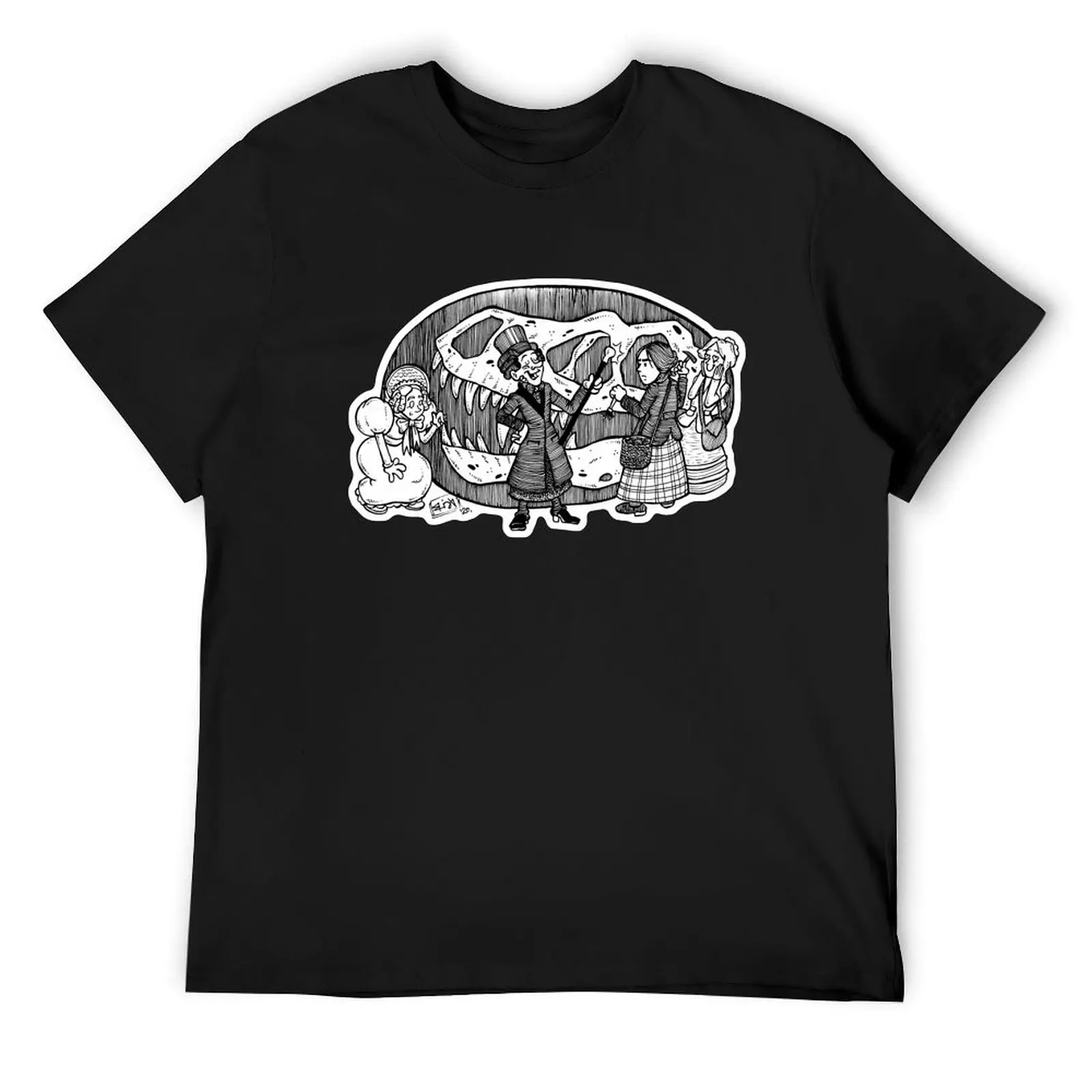 Gentleman Jack Ammonite crossover fanart T-Shirt sublime shirts graphic blanks men clothings