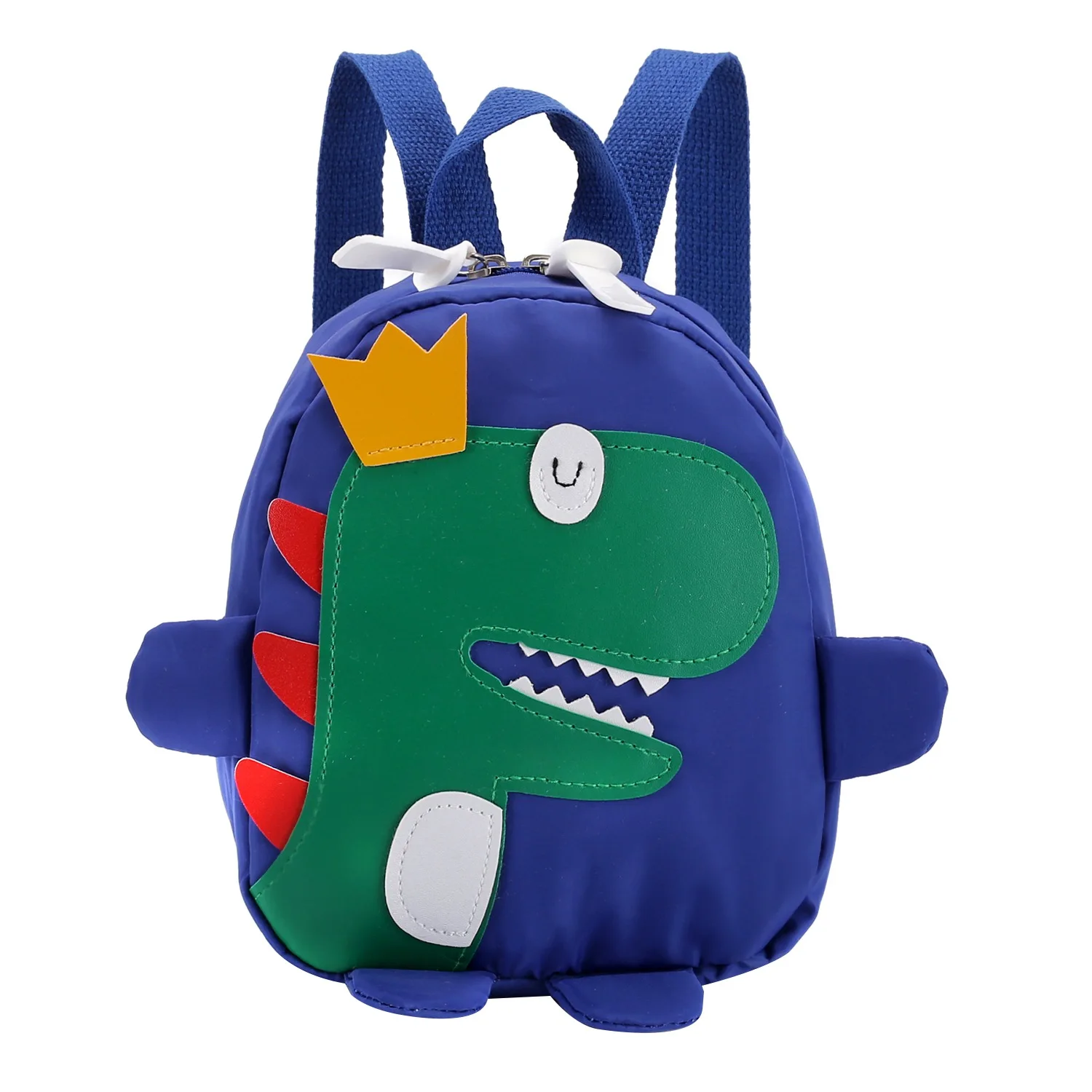 Cute Kids Kindergarten School Bag 3D Cartoon Dinosaur Mini Backpack New Baby Boy Girl School Bag Blue