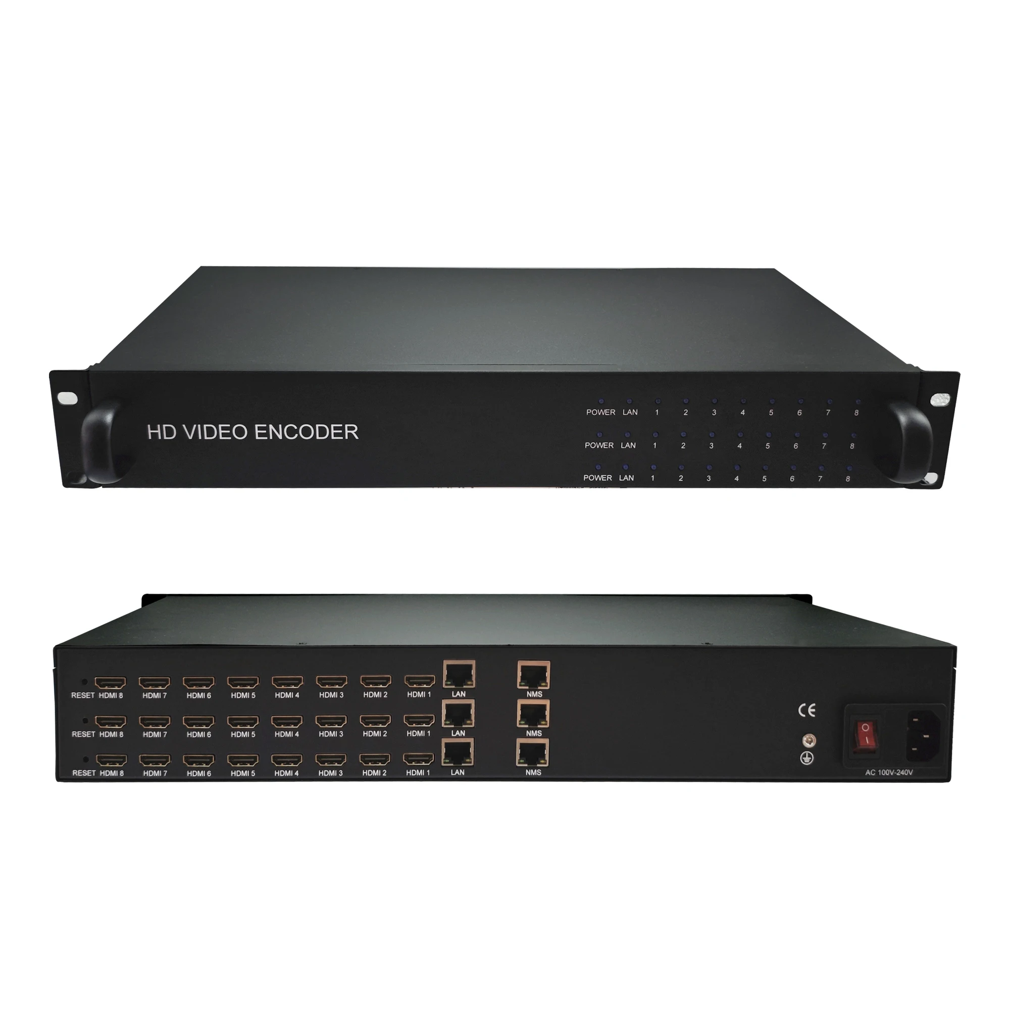 8 16 24-channel Hotel IP TV System Front-end Equipment, Cable TV Front-end H264 HDMI- Compatible to IP TV Video Encoders