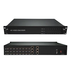 8 16 Sistema TV IP per hotel a 24 canali Apparecchiatura frontale, TV via cavo Front-end H264 HDMI - Compatibile con codificatori video TV IP