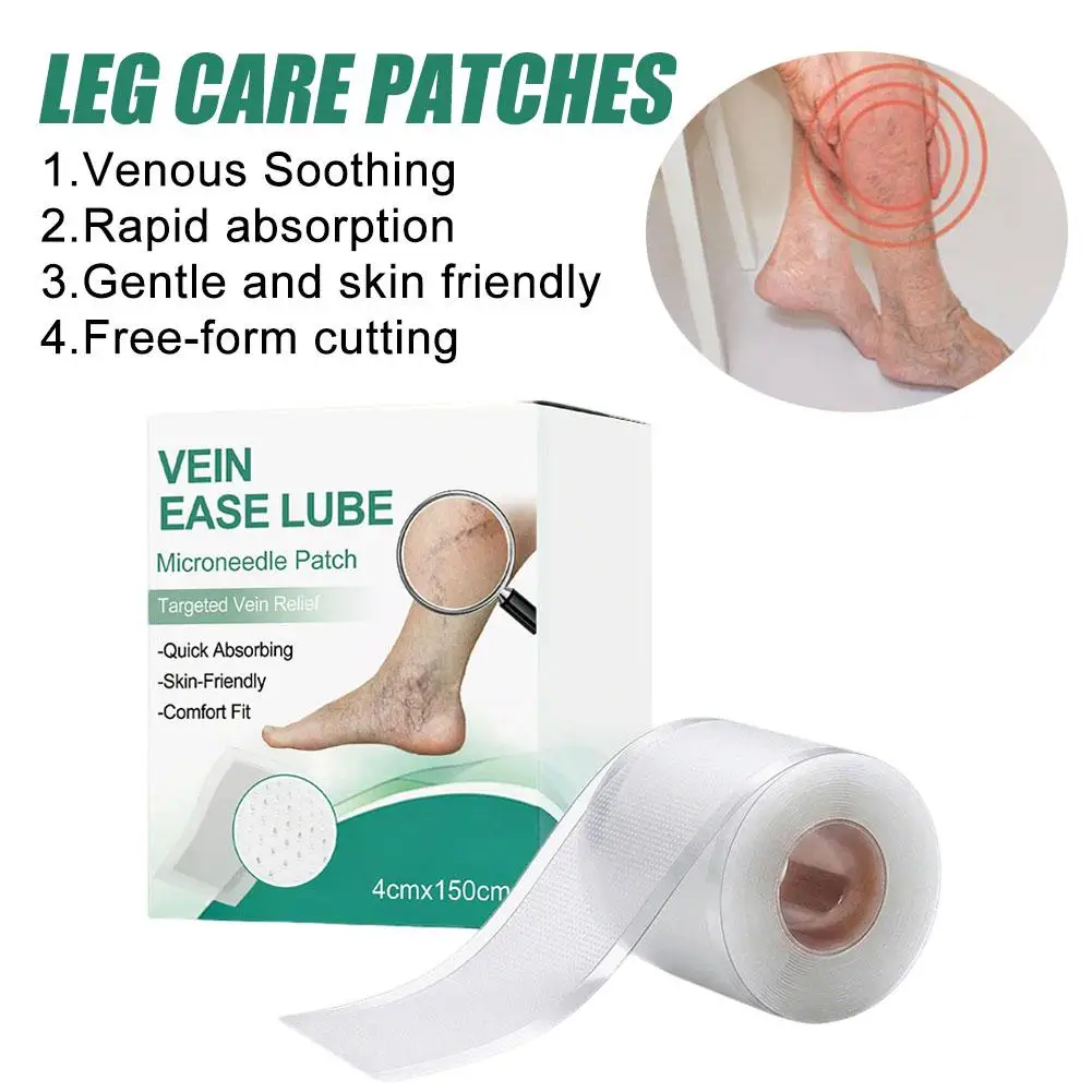 Vein Target Microneedle Patch Eliminates Varicose Veins Improves Blood Circulation for Earthworm Legs Treatment Enhance Veins - view 2