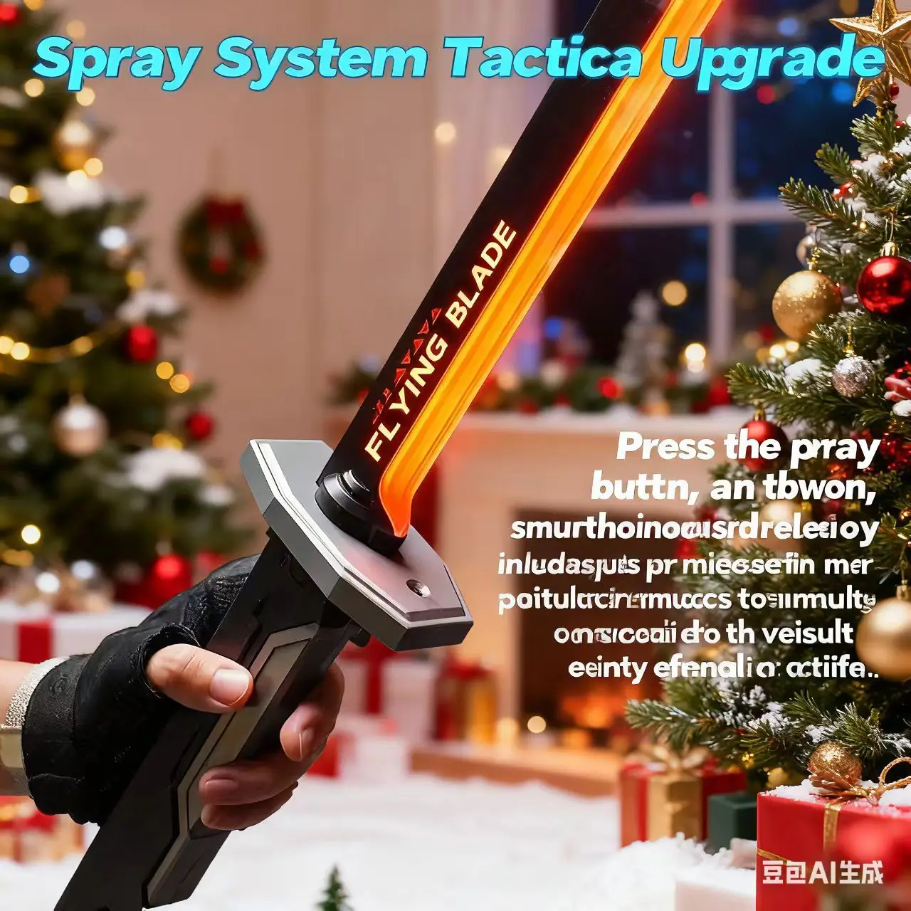 

Colorful Streamer Glowing Sword Toys with Spark & Smoke Effect Light Sword Kids Adult Toys Cosplay Katana Sword Prop Toys