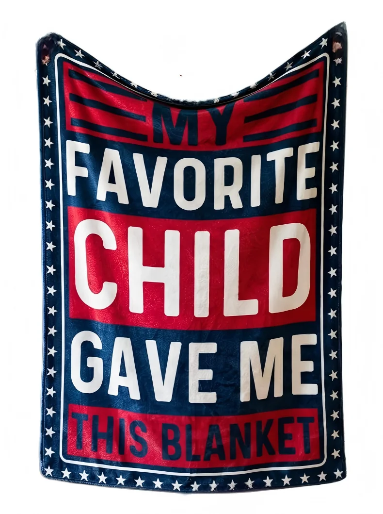 Gift blanket to Dad fathers day Birthday Anniversary gifts blankets from Child for Nap Reading camping Watch TV four season use