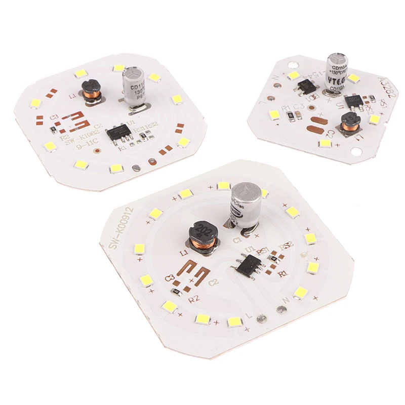 5W 10W 15W 20W Suitable For High Brightness 220V Linear DOB No Need Driver LED Chip Bead Plate Light Source Board