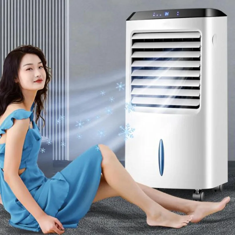 Air Cooler Portable 10L Water Tank with 4 Ice Boxes,and Remote Control,High Cooling Efficiency,Anti Dust Filter