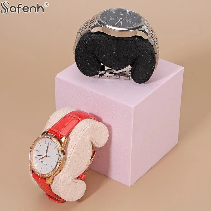Soft Suede Watches Storage Pillow Multi Functional Durable Wristwatch Cushion Velvet Material Watch Display Accessory Function