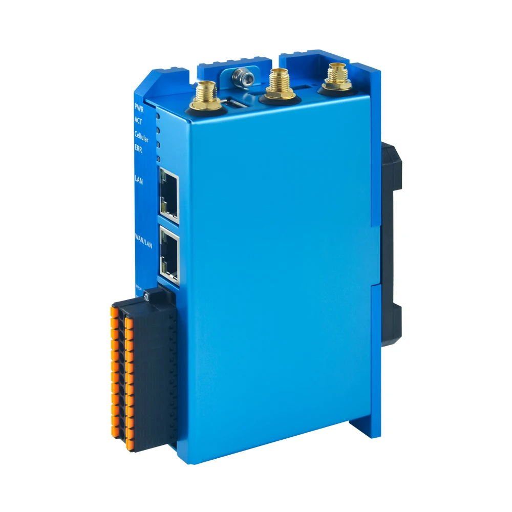 Industrial VPN Router Edge Gateway EdgeBox-BLUE Edge Computing PLC Programming CAN Modbus RS485 RS232 WiFi6 Industrial Control