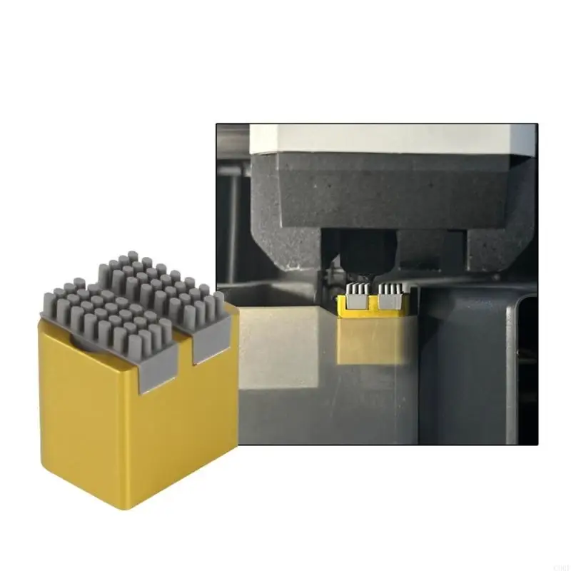 C90F Double Brush Volmet Playder مع مقاومة الحرارة لإزالة فعالة