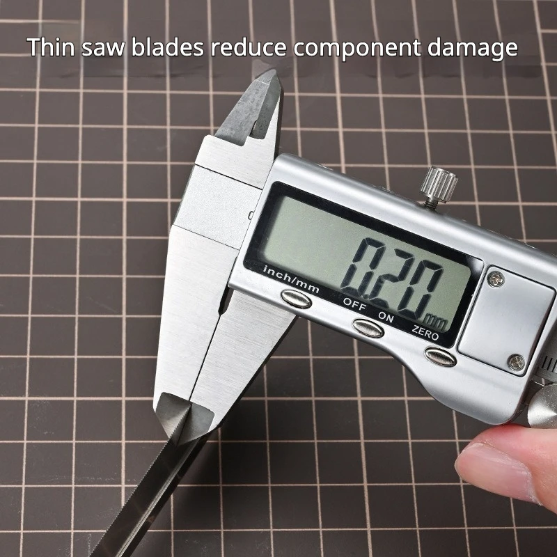 MSWZ MS-103 Ultra-Thin Shark Tooth Hand Saw Precision Hobby Saw for Gundam Military Model DIY Modification Cutting Tool