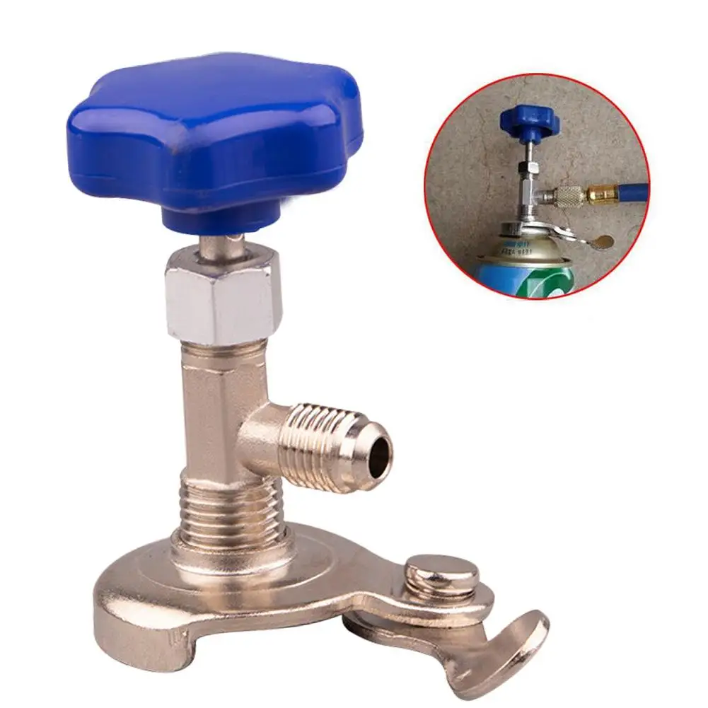 

Переходный клапан для шланга для большинства хладагентов для кондиционирования воздуха, подходит для R12 R134a R22 R410, прочный и простой в установке X3F5