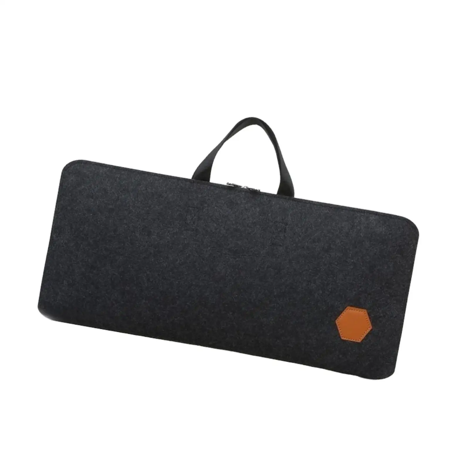 Portable Felt Keyboard Storage Bag for 87 Key Keyboard Shockproof Dustproof Carrying Case Travel Essential