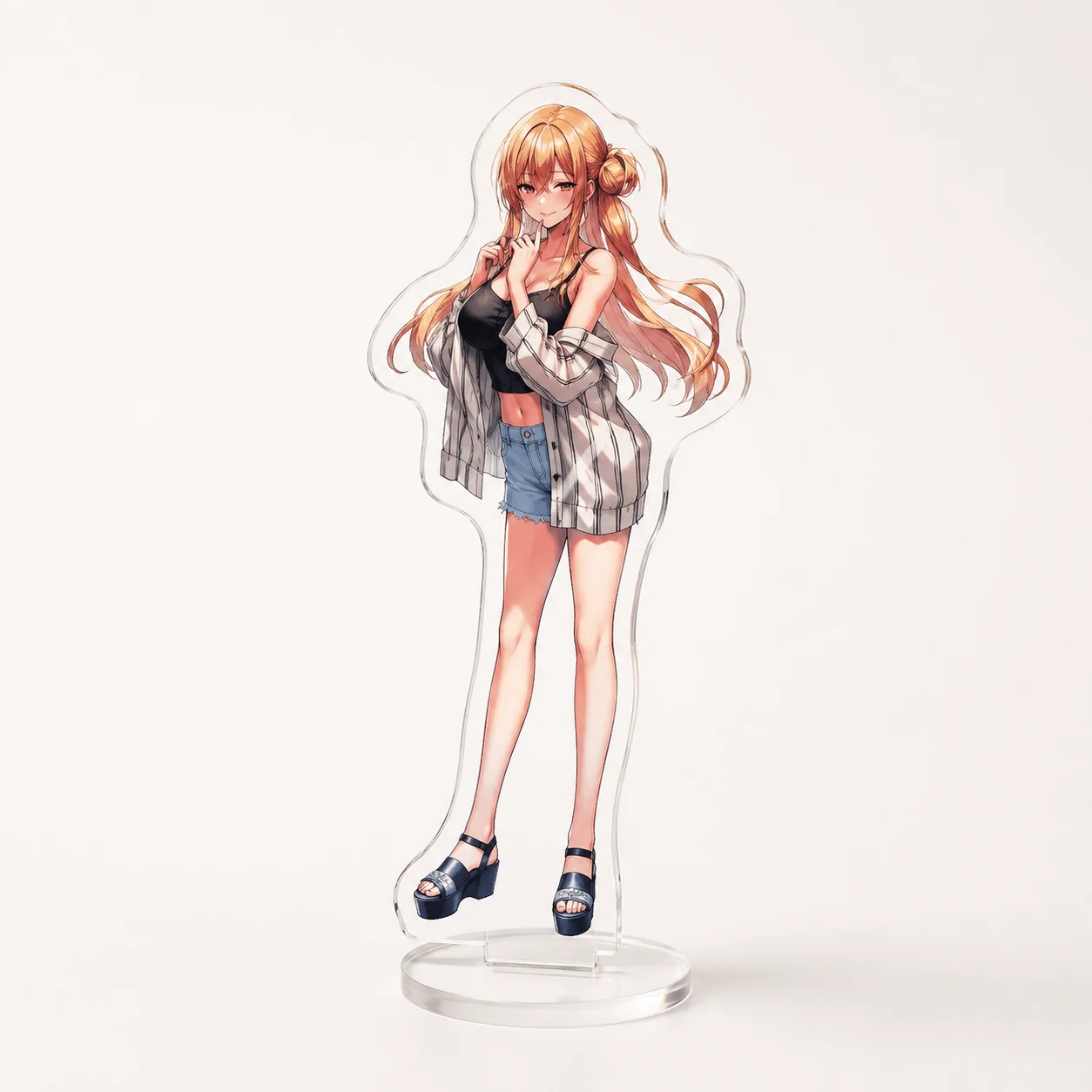 Amakano 3 Acrylic Stand Maid Uniform Girl Character Desktop Ornament Game Collectible Display Decor Gift Accessories Keychain view 6