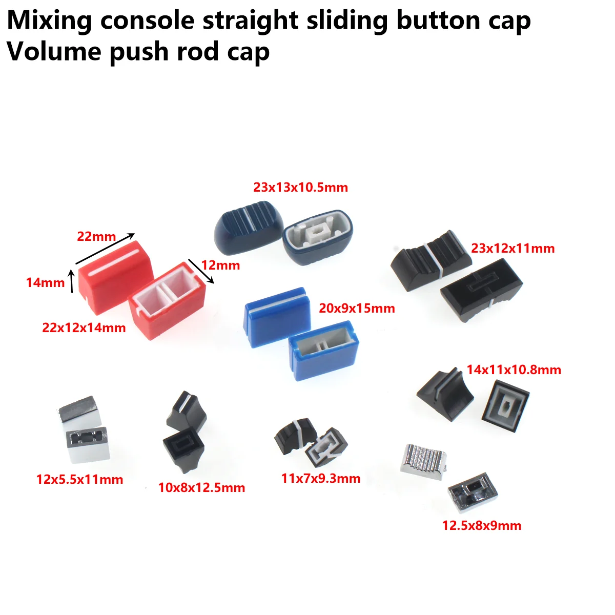 

Mixing Console Sliding Button Cap Network Live Sound Card Push Rod Cap Mixing Console Push Rod Cap Volume Push Rod Cap