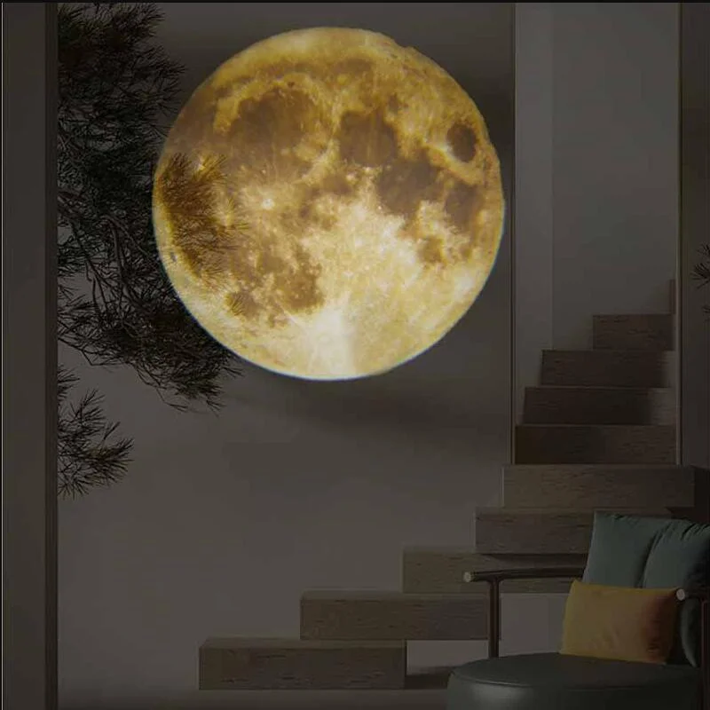 Earth Moon Projection Lamp Star Projector Planet Projector Background Atmosphere Led Night Light for Kids Bedroom Wall Decor