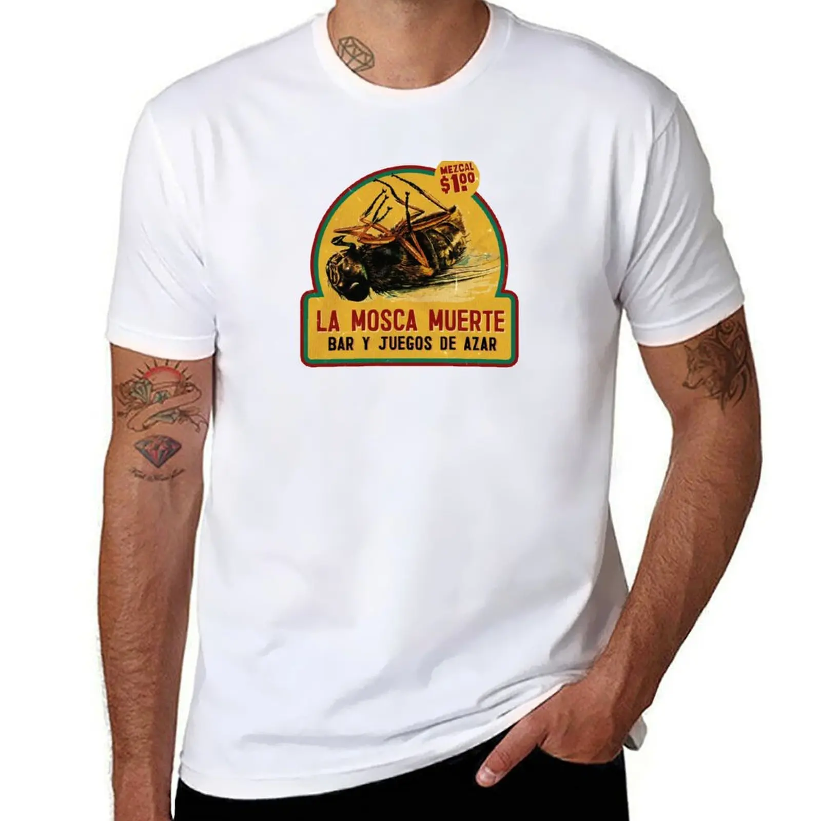 

Vintage Mexican Bar T-Shirt cotton t shirt pack t shirt for man 100 percent cotton T-Shirt