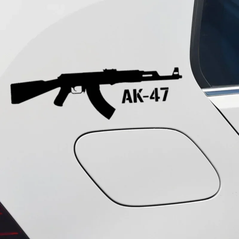 

Car self-adhesive stickers, trunk, windshield, bumper, car windows, motorcycle, computer, 2-piece set, AK-47
