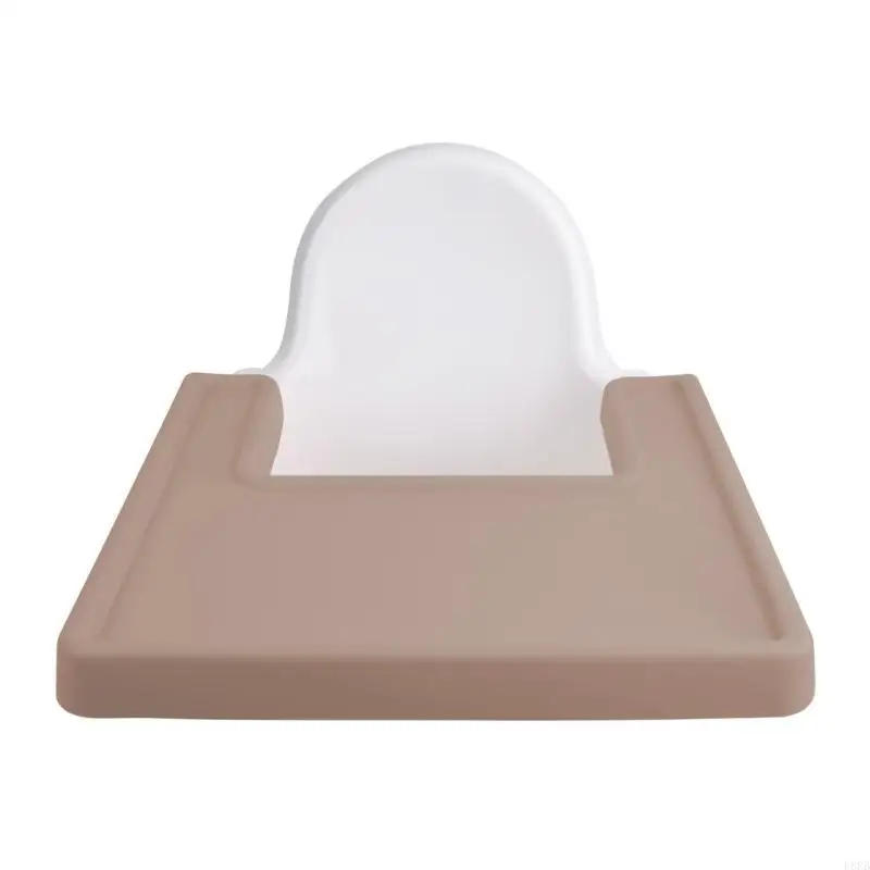 เสื่อโต๊ะ แผ่นรองจาน เสื่อโต๊ะ เสื่อรองจานอาหารเด็กแบบยืดหยุ่น แผ่นรองจาน เสื่อซิลิโคนเกรดอาหารเด็ก L8RB